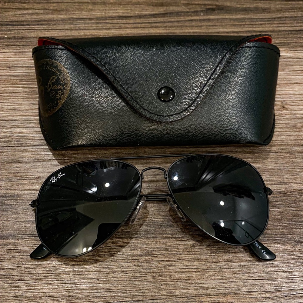 Rayban Metal Aviator Sunglasses Unisex